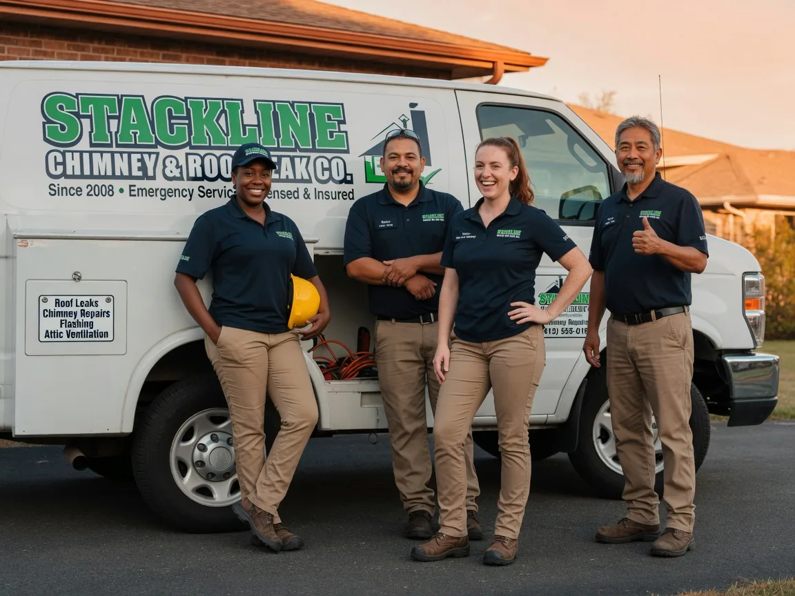 Chimney flashing repair company in Rockville, VA